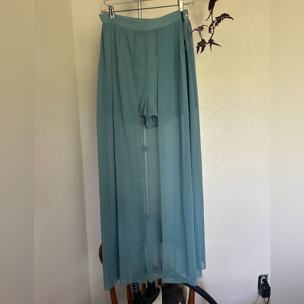 Entro Maxi Shorts - Dusty Blue